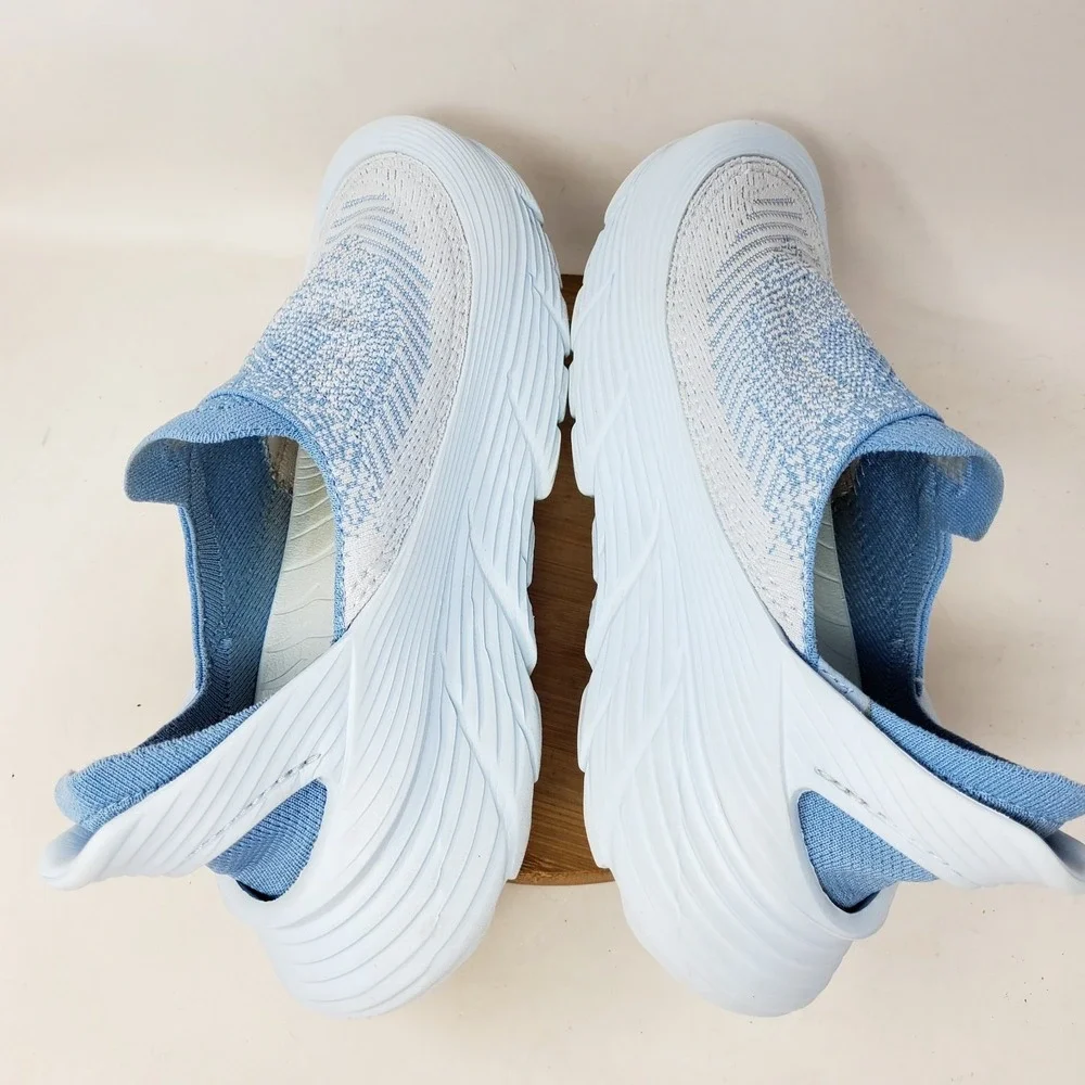 Hoka One One Restore TC Shoes Womens 8 Blue Slip On Comfort Athletic Sneaker